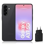 Samsung Galaxy A37 5G, Smartphone Android, 128 Go, Chargeur Secteur Rapide 25W Inclus, Smartphone déverrouillé, Graphite, Version FR