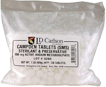 Campden Tablets Sodium Metabisulphite 1 lb.
