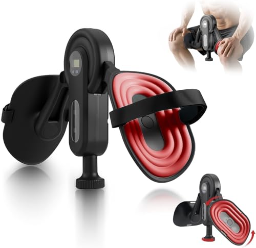 Image of Thigh Trainer Kegel Exerciser for Men, Pelvic Floor Exercise Devices with Leg Straps, 360Inner Thigh Exerciser, Adjustable Resistance 0-135 Lbs & Smart Display (Time /Cal /Rep /Count)(Pelvis Trainer)