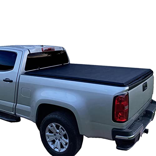 Bodawa 6.5' Soft Roll-Up Truck Bed Clamp On Tonneau Cover With Rails + Touch Light + Hex Key + Seal Stripnr033 #TOP25