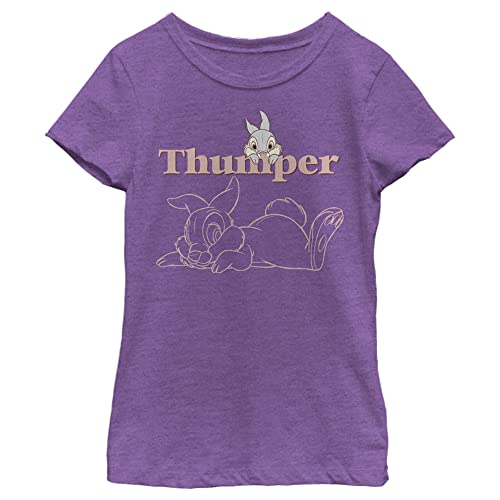 Disney Girl's Thumper Line Art T-Shirt
