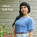 Oversized Slouchy Crochet Beanie for Women, Mens Cotton Rasta Tam Slouchy Hat for Locs Dark Gray
