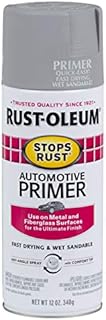 Rust-Oleum 2081830 Stops Rust Automotive Primer, 12 Ounce, Light Gray, 12 Fl Oz