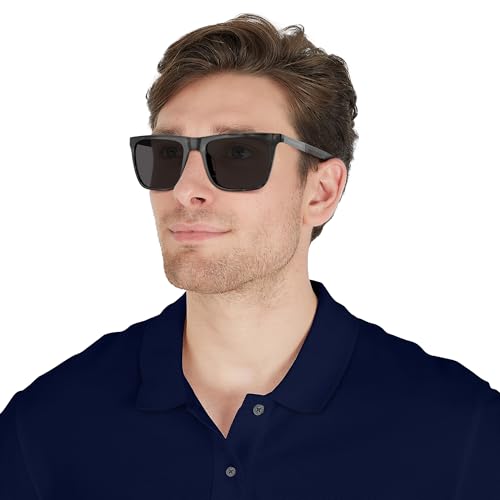 Image of Brooks Brothers mens Bb5055u Universal Fit Square Sunglasses