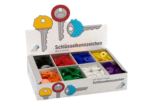 Porte-clés Wedo 262 8025 avec grand anneau orange de signalisation