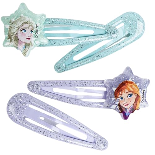 ACCESSOIRES CHEVEUX CLIPS 4 PIÈCES FROZEN