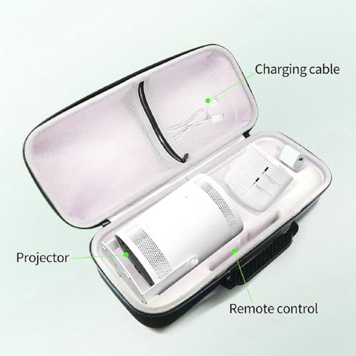 Funda para proyector SUNGOOYUE, resistente a golpes, polvo y salpicaduras, con interior de terciopelo, para Nebula Capsule 3 (1.a y 2.a generación), HY300, HY320 miniatura 7