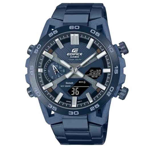 Edifice Montre Solaire Casio ECB-2000CB-2AEF, Acier Inoxydable