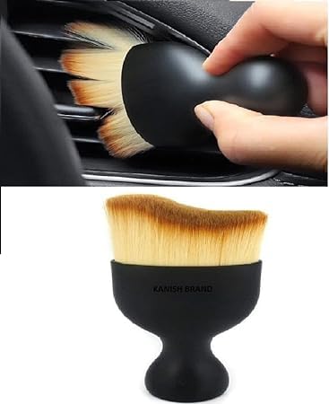 AutoBizarre Car Interior Cleaning Tool Anti-Scratch Brush Car Detailing Brush Car Duster Brush Soft Bristles Brush Dusting Tool for Car Dashboard AC Vents Keyboard Home & Office