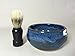 Handmade Blue Pottery Shaving Bowl for Men