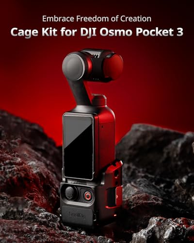 Support DJI Pocket 3 SMALLRIG cage aluminium adaptateur extension griffe