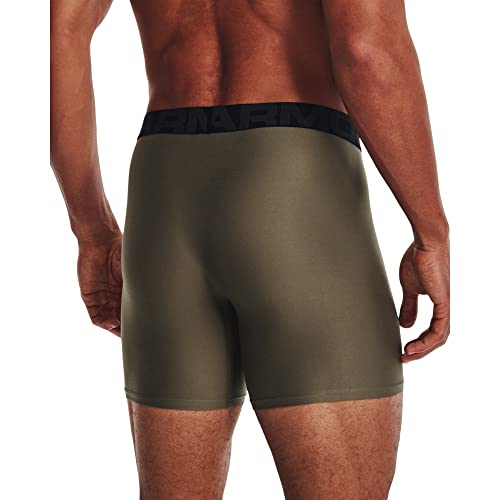 Image of Under Armour mens Multi-pack Performance Tech Boxerjock Brief, 6 inch Inseam, All-day Comfort & Soft