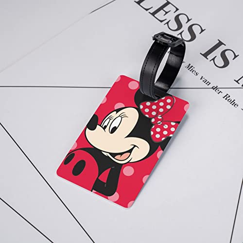 Cute Luggage Tags For Suitcases Cartoon Kids Suitcase Tags Id Label Address Card Set Of 2 #TOP4