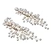 New 2026 Unisex Fashion Pearl Silver Gold Rhinestone Bridal Clips Wedding Headpiece Handmade Vintage Party Bridesmaid Prom Head With You Accessories Trendy Best For Gift Women And Men