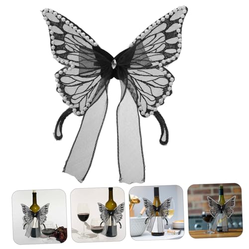 Tulle et accessoire ornement de bouteille de forme décorative x5