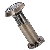 Abaodam Wide Angle Door Eye Viewer with 200 Degree HD Glass Lens, Zinc Alloy Material, Easy Installation