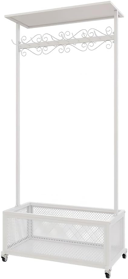 Zfmnoyev Belt Hangers Retail Rack with Hooks, Modern Commercial Metal Shelves, Purse Handbag Scarf Accessory Storage Organizer, for Stores/Stationery/Clothing Shops(White,90x35x156 cm)