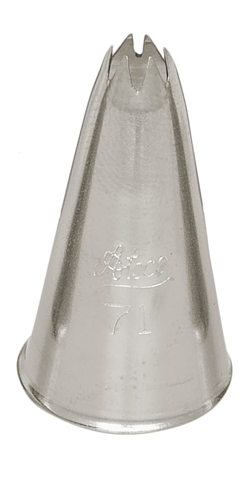 Ateco # 71 - Leaves Pastry Tip - Stainless Steel