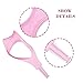 3 Pieces Mascara Shield Guard Makeup Eyelash Buddy, 3 pcs 3 in 1 Makeup Cosmetic Plastic Lashes Protector Upper Lower Eye Lash Tool Guard Applicator (Pink, Blue)
