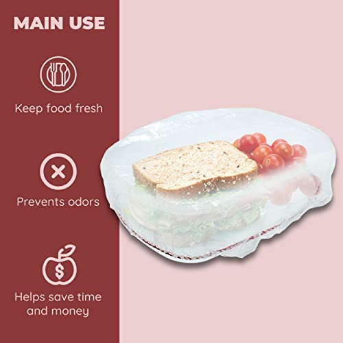 Culinary Elements Reusable Bowl Covers With Elastic, Plastic Food Storage Cover For Leftovers: 12 Bowl Covers #TOP2