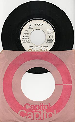 Steve Miller Band: The Joker (3:36 Stereo Version) B/w The Joker (3:36 Mono Version)