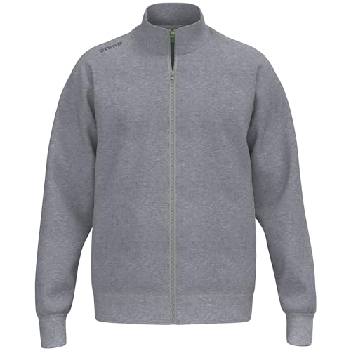 Erima Herren TS Sweat Jacke (2072535), grau melange, 4XL Erima Herren TS Sweat Jacke (2072535), grau melange, 4XL