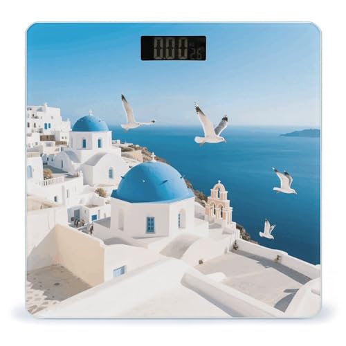 Báscula digital para baño Santorini con sensores precisos miniatura 1
