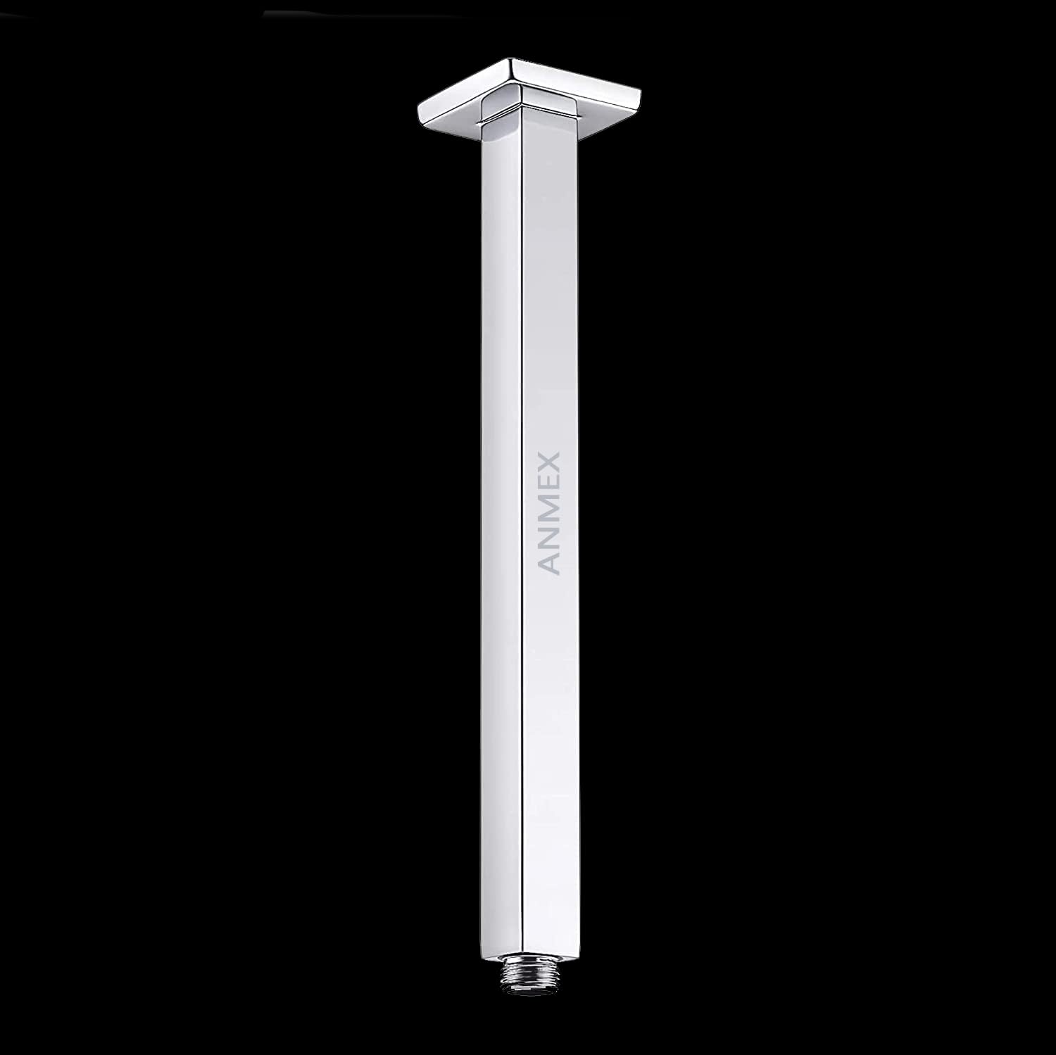 ANMEX® EXTRA HEAVY (PREMIUM) Premium Grade Stainless Steel Ceiling Square Shower Arm | (Chrome Finish) (18INCH (18")) (B0CMQZ32NP) Amazon Price History, Amazon Price Tracker