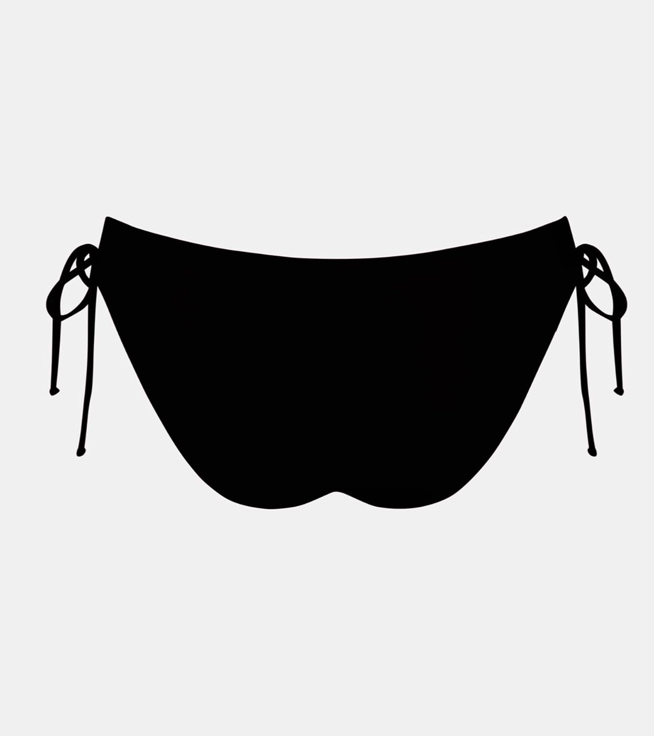 CUPSHE Womens Swimsuit Bikini Bottom Reversible Color Block Low Rise Side Strappy Self Tie