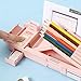 LilyBeauty Pop Up Multifunction Pencil Case for Girls and Boys, Cute Cartoon Pen Box with 5 Pencils, 2 Erasers, Sharpener, Schedule, School Supplies, Best Gifts for Kids (Pink New)
