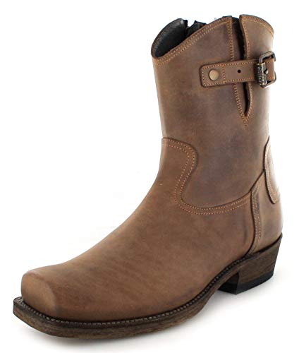 Preisvergleich Produktbild Mayura Boots Unisex Stiefel MB005 Lederstiefelette Lederschuhe Braun 39 EU