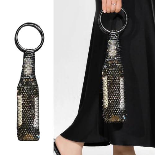 Bolsa para botella de vino con asa cómoda de resina que evita caídas con estilo 8