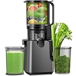 Juicer Machines with 5.8" Extra Large Feed Chute, Cold Press Juicer For Whole Vegetables and Fruits, 400W Professional Slow Masticating juicer Easy to Clean for Batch Juicing Mothers Day Gifts for Mom