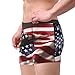 yyunbmr Cool Funny Boxer Briefs for Men Humorous Trunks 3D Cut Underwear Mens Fashion Shorts Firefighter American Flag Print, Black, X-Large