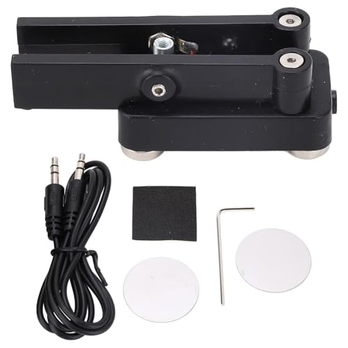 FUBESK Clé télégraphique double pagaie code morse avec base pour CW, noir