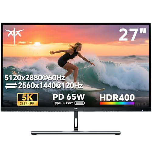 KTC 27 Inch 5K Monitor, 5120 x 2880 5K2K Monitor