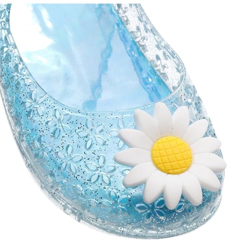 Girls Jelly Sandals Summer Jelly Shoes Princess Sandals Sweet Flowers Girls Breathable Hollow Shoes Slippers4
