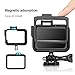 YSTFLY Vlog Aluminum Alloy Case Housing Shell Case CNC Protective Cage for GoPro Hero 8 Black with Cold Shoe Mount (Black)