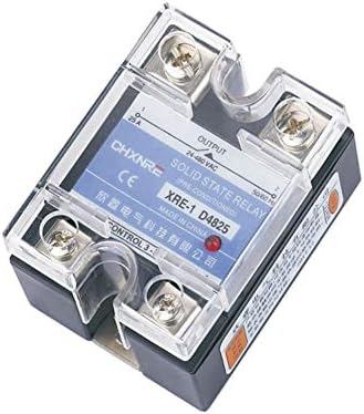 Orgrimmar Output Single Phase SSR Solid State Relay XRE-4825DA 3-32V DC to 24-480V AC 25A