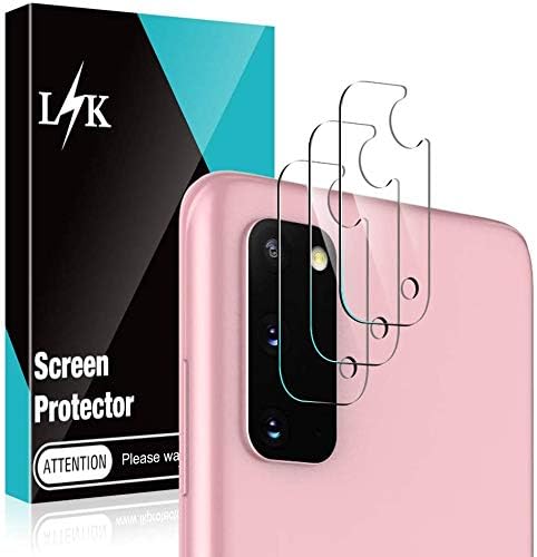 3 Pack LϟK Camera Lens Protector Compatible for Samsung Galaxy S20 5G Tempered Glass Screen Protector, 9H Hardness HD Clear Back Camera Protector