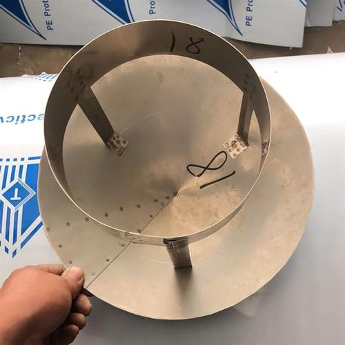 Caperuza de acero inoxidable para salida de humos de 190 mm con acabado de alta resistencia 3