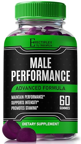 NutraRize Erectiplex ME Gummies, Official ErectiPlex Gummy for Men, Premium Formula to Support Stamina, Endurance and Energy, All-Natural Male Gummy, Erecti Plex Gomitas Review (60 Gummies)