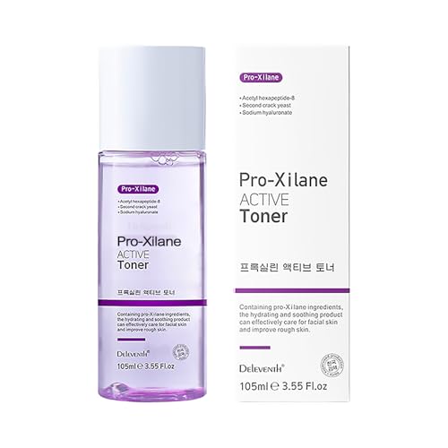 DEleventh Koreanische Marke Pro-Xilane Aktiv-Toner 105ml / Milde Feuchtigkeitspflege, Anti-Aging, Anti-Falten, Verbessert raue Haut, Peptide, Steigert Elastizität und Geschmeidigkeit