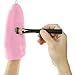 ScivoKaval Makeup Brush Cleaner Mat Mitt Glove Silicone Cosmetic Cleaning Scrubber Tool for Face Brushes and Eye Brush Washing Pad Pink