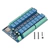 16 Channel Relay Module,WROOM-32E WiFi BLE DC 5-12V Input 16 Relay Output Board for Smart Home Automation IoT Control and Secondary Development