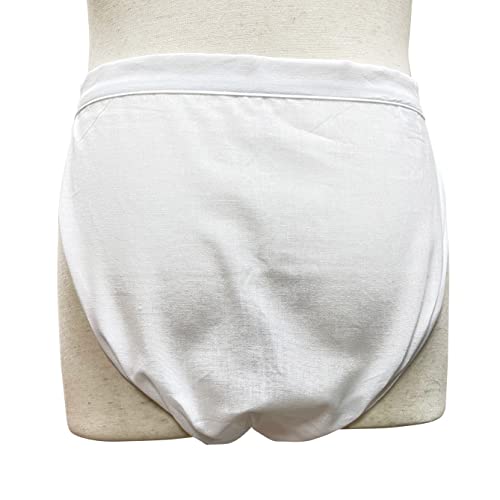 Edoten] Fundoshi made in Japan 100% Cotton loincloth comfortable underwear all-size WHITE4