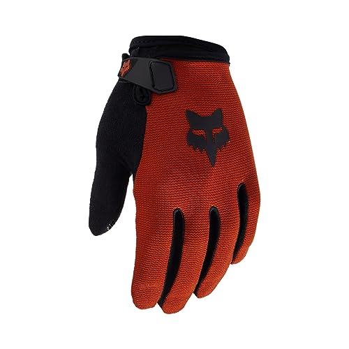 Gants de vélo Ranger Fox Racing pour jeunes vététistes en orange brûlé