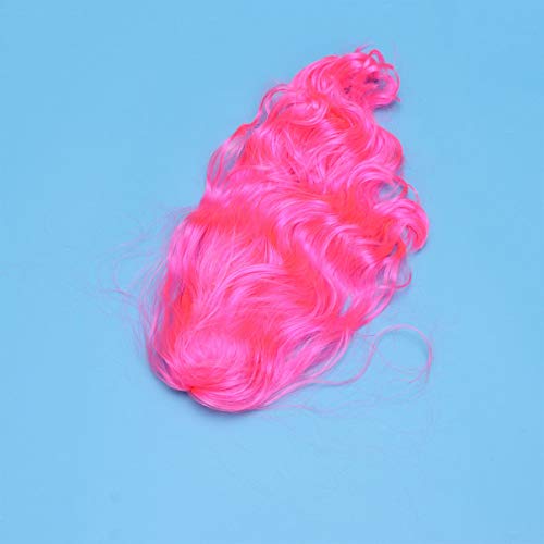 PIXNOR Peruca Longa E Encaracolada de Cabeça Cheia Resistente Ao Calor Onda Anime Cosplay Headpiece