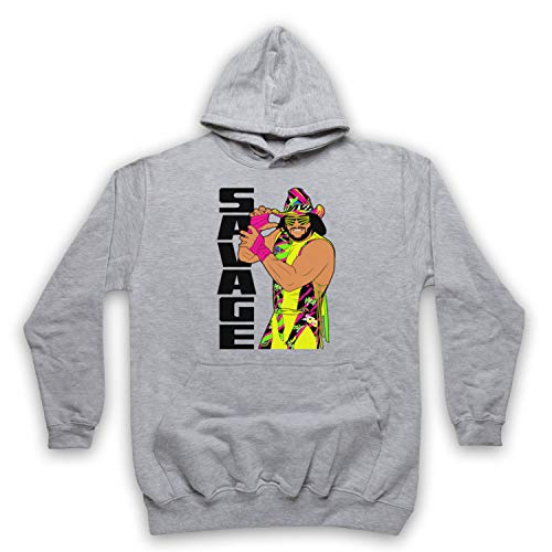 Sweat a capuche Macho Man Savage vêtement wrestling pour adulte amateur de lutte