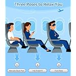 Ergonomic Airplane Foot Hammock(Memory Foam)-Ultimate Comfort Foot Hammock for Plane Travel Essentials to Relax Your Feet, Portable Airplane Foot Rest with Adjustable Strap, Perfect for Long Flight - Image 3